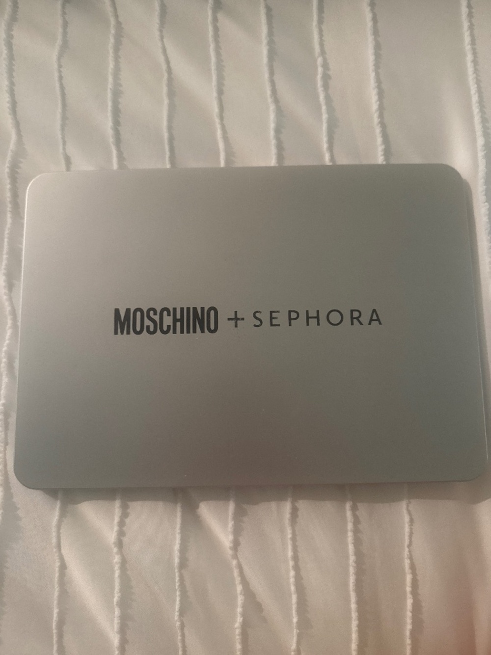 Moschino + Sephora eyeshadow palette. Brand new